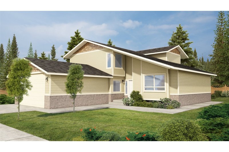 Dream House Plan - Modern Exterior - Front Elevation Plan #126-220