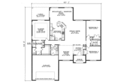 Mediterranean Style House Plan - 3 Beds 2 Baths 2237 Sq/Ft Plan #17-1133 