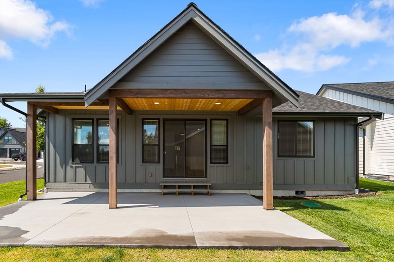 Home Plan - Exterior - Rear Elevation for Farmhouse House Plan #1070-250 - 3 bed, 2 bath