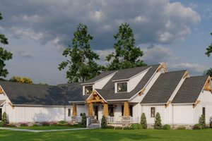 Exterior - Other Elevation for Craftsman House Plan #923-15 - 4 bed, 3.5 bath