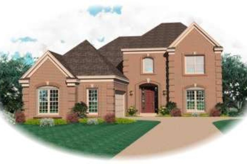 European Style House Plan - 3 Beds 2.5 Baths 2991 Sq/Ft Plan #81-939