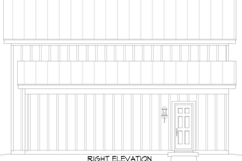 Dream House Plan - Exterior - Other Elevation 1 for Barndominium House Plan #932-1154, 0 bath