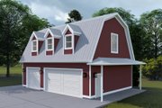 Country Style House Plan - 0 Beds 0 Baths 936 Sq/Ft Plan #1060-228 Exterior 