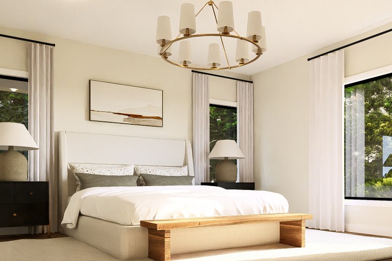 Home Plan - Interior - Master Bedroom for Barndominium House Plan #1064-318 - 3 bed, 2.5 bath