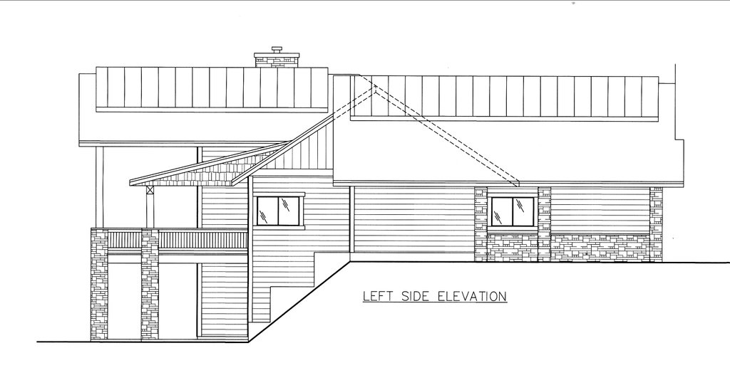 Exterior - Other Elevation for Craftsman House Plan #117-1110 - 3 bed, 2.5 bath