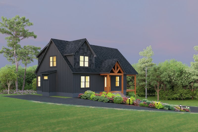House Blueprint - Exterior - Other Elevation for Cabin House Plan #932-1433 - 3 bed, 2.5 bath