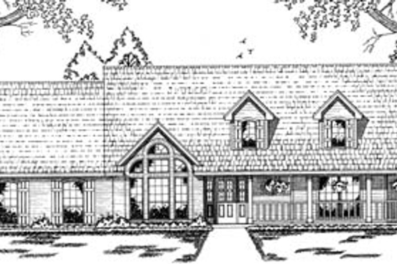 Country Style House Plan - 4 Beds 2 Baths 1784 Sq/Ft Plan #42-123