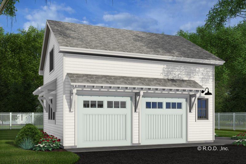 Dream House Plan - Exterior - Front Elevation 3 for Traditional House Plan #51-1580 - 1 bed, 1 bath