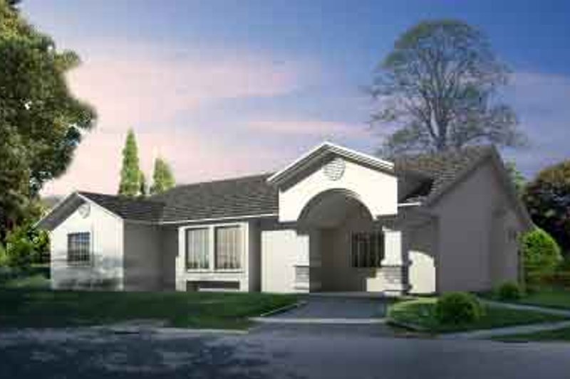 Traditional Style House Plan - 3 Beds 2 Baths 1568 Sq/Ft Plan #1-1294