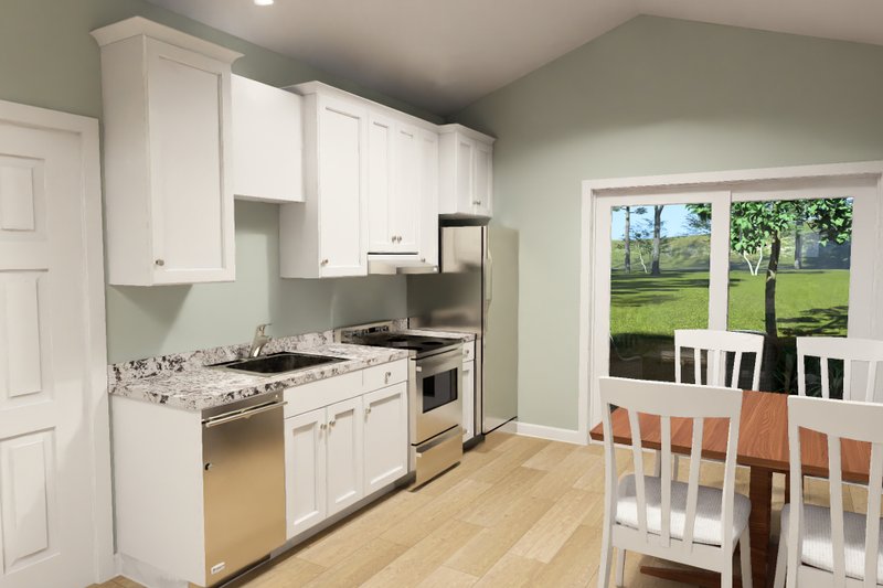 Architectural House Design - Interior - Kitchen 1 for Cottage House Plan #513-2456 - 2 bed, 2 bath
