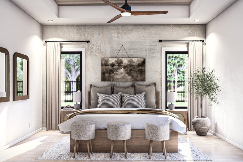 House Design - Interior - Bedroom for Traditional House Plan #455-432 - 3 bed, 2 bath