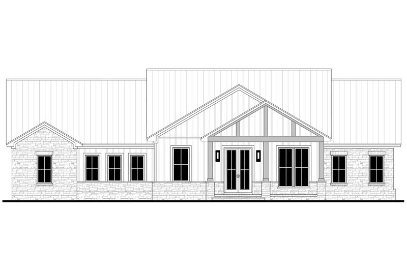 House Plan Design - Exterior - Front Elevation 5 for Farmhouse House Plan #430-346 - 3 bed, 2.5 bath