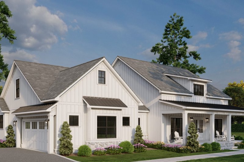 House Design - Exterior - Other Elevation 2 for Farmhouse House Plan #923-409 - 3 bed, 2.5 bath