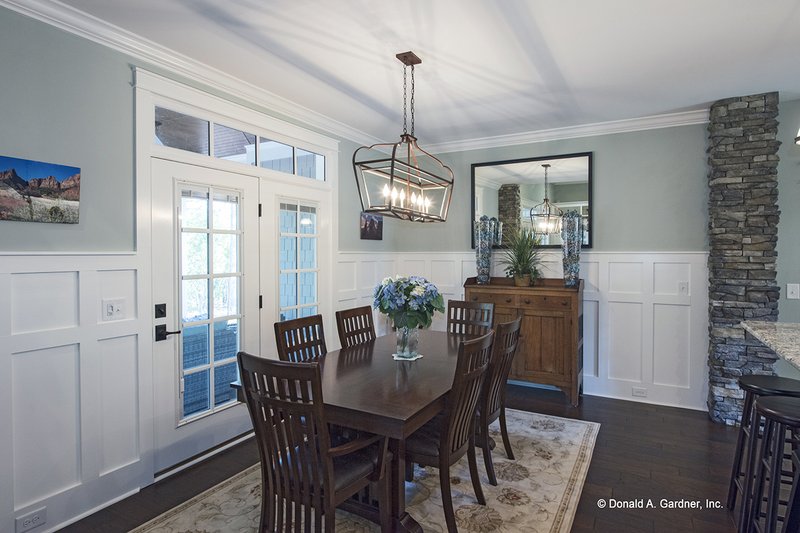 Dream House Plan - Interior - Dining Room for Craftsman House Plan #929-24 - 4 bed, 3 bath