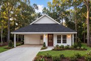 Traditional Style House Plan - 3 Beds 2 Baths 1200 Sq/Ft Plan #430-38 Exterior 