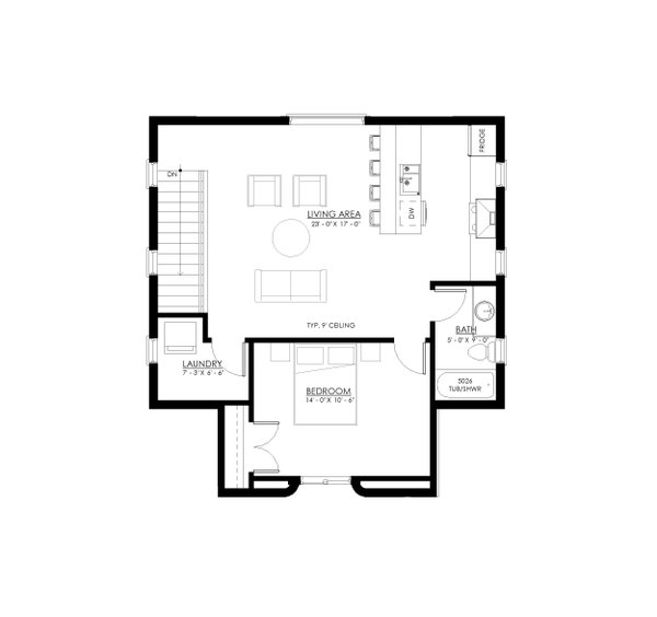 Farmhouse Floor Plan - Upper Floor Plan #1114-111