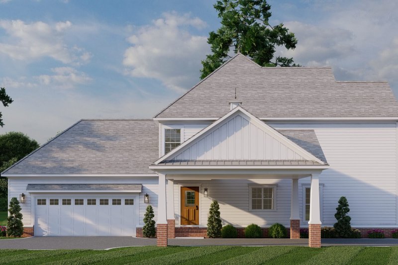 Dream House Plan - Exterior - Other Elevation 4 for Classical House Plan #17-2855 - 5 bed, 3.5 bath