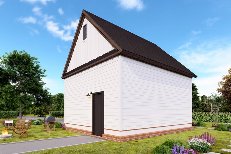House Blueprint - Exterior - Other Elevation 1 for Traditional House Plan #54-555, 0 bath