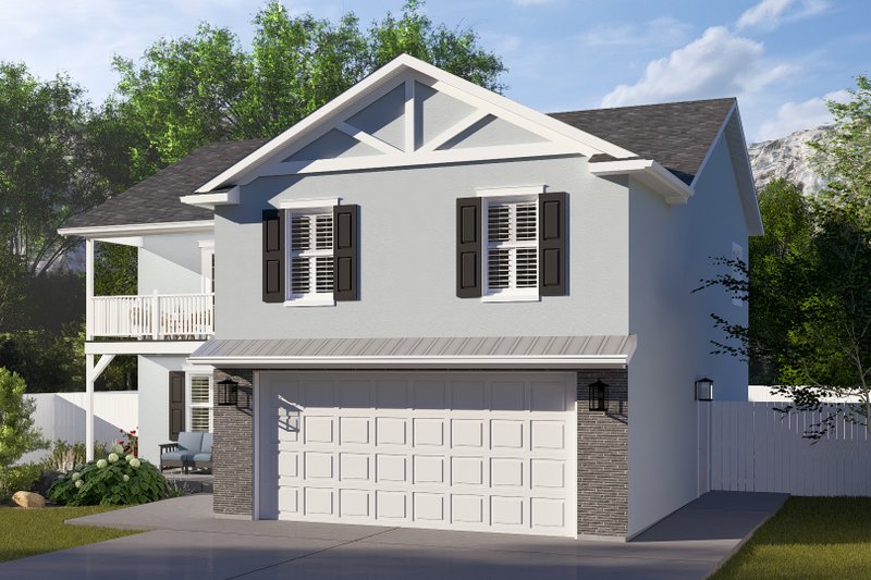 Home Plan - Exterior - Front Elevation 4 for Craftsman House Plan #1060-263 - 4 bed, 2.5 bath