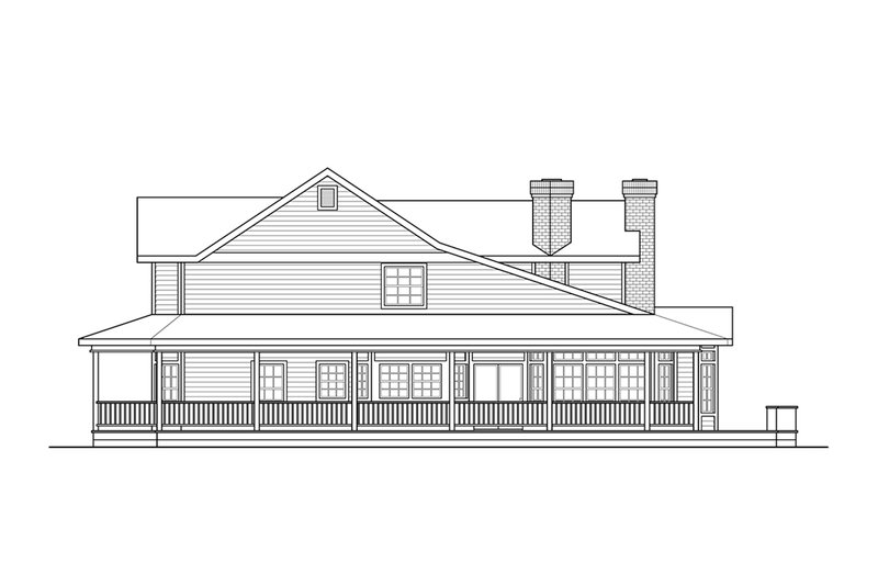 Home Plan - Exterior - Other Elevation 1 for Victorian House Plan #124-268 - 4 bed, 4 bath