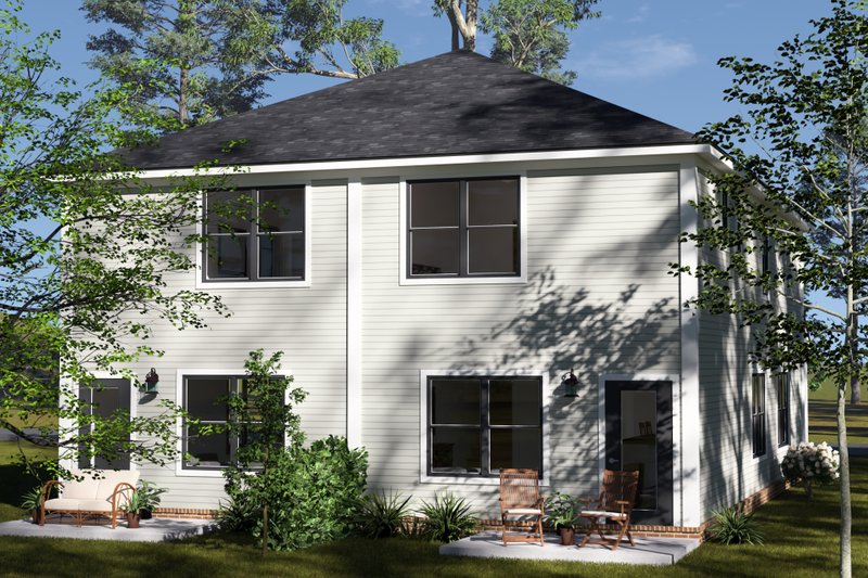 Home Plan - Exterior - Rear Elevation for Traditional House Plan #513-2413 - 8 bed, 6 bath