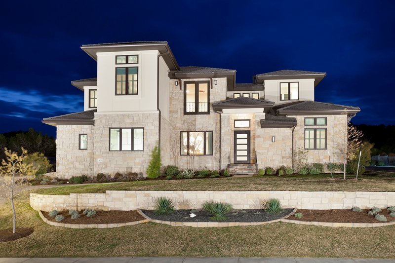 Contemporary Style House Plan - 5 Beds 5 Baths 3851 Sq/Ft Plan #935-24