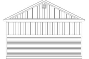 Exterior - Rear Elevation for Country House Plan #932-74, 0 bath