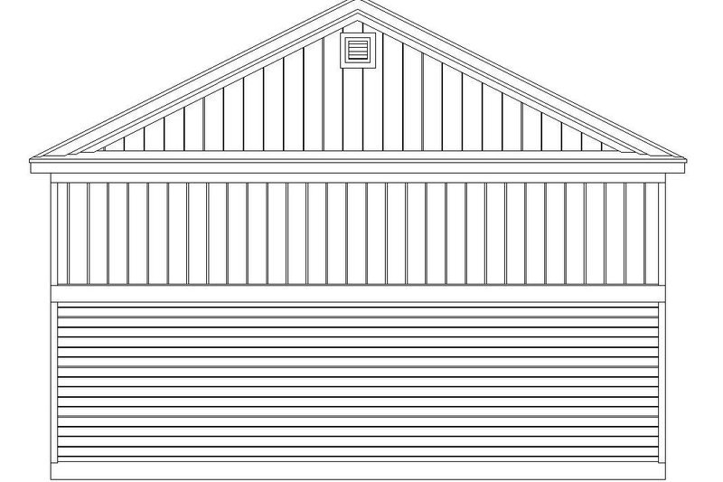 Dream House Plan - Exterior - Rear Elevation for Country House Plan #932-74, 0 bath
