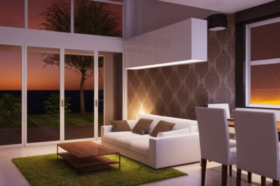 Interior - Family Room 2 for Contemporary House Plan #542-24 - 1 bed, 1 bath