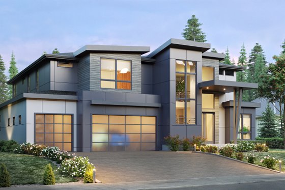 Exterior - Other Elevation for Contemporary House Plan #1066-171 - 5 bed, 4.5 bath
