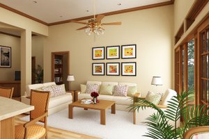 Interior - Family Room for Cottage House Plan #45-378 - 3 bed, 2 bath