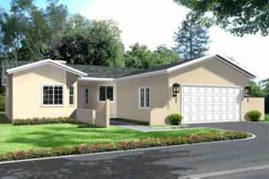 Exterior - Front Elevation Plan #1-1244