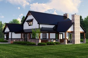 Exterior - Other Elevation for Barndominium House Plan #1064-257 - 2 bed, 3 bath