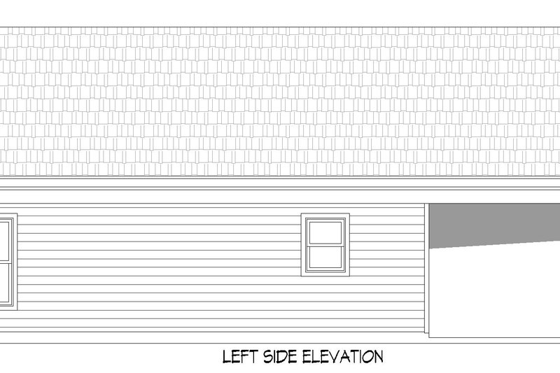 Dream House Plan - Exterior - Other Elevation for Southern House Plan #932-828, 1 bath