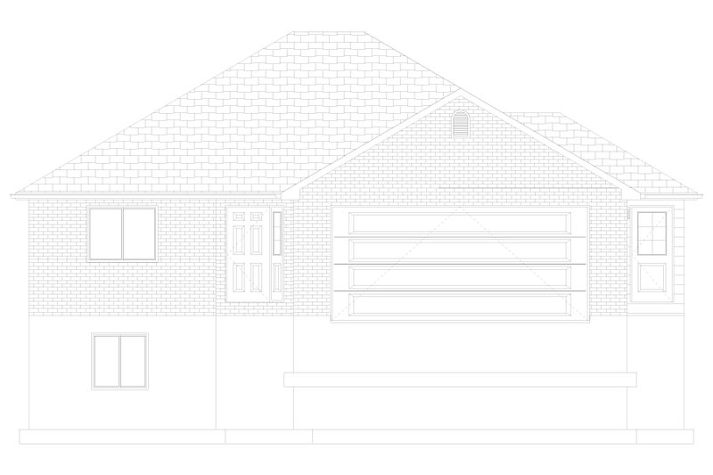 House Blueprint - Exterior - Front Elevation 5 for Cottage House Plan #1060-177 - 3 bed, 2 bath