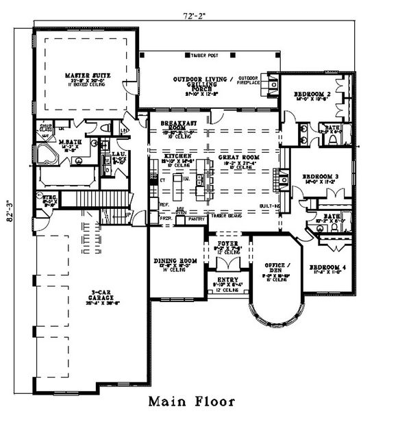 Home Plan - European Floor Plan - Other Floor Plan #17-2440