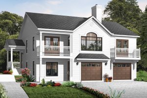 Country Exterior - Front Elevation Plan #23-2269