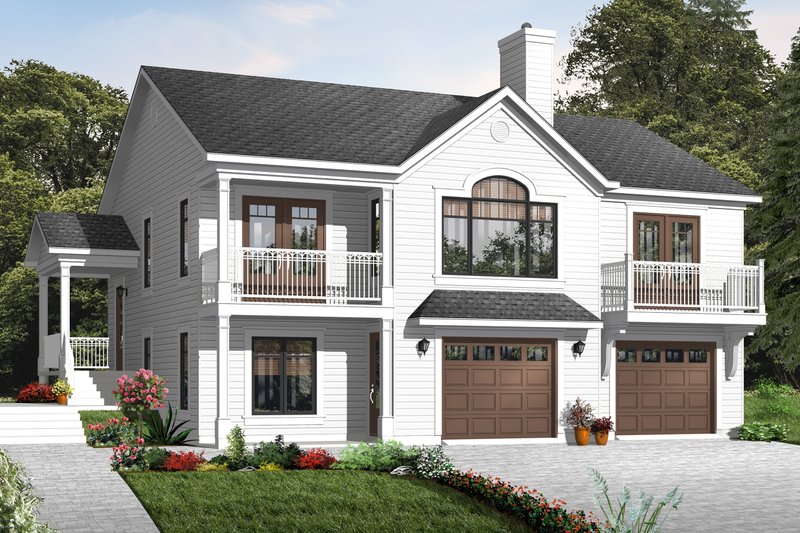 Home Plan - Country Exterior - Front Elevation Plan #23-2269