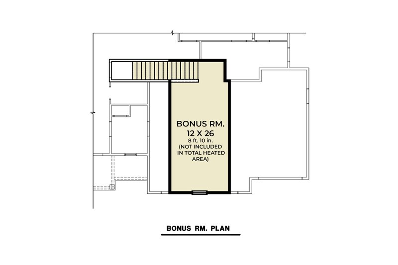 Dream House Plan - Floor Plan - Upper Floor for Ranch House Plan #1070-154 - 3 bed, 2 bath