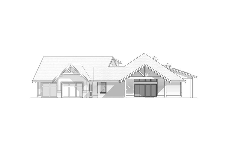 Home Plan - Exterior - Other Elevation for Ranch House Plan #1086-19 - 3 bed, 2 bath
