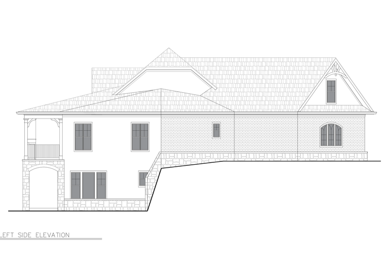 Architectural House Design - Exterior - Other Elevation for Traditional House Plan #54-724 - 3 bed, 2 bath