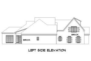 Exterior - Other Elevation for European House Plan #424-30 - 4 bed, 3.5 bath
