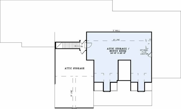 European Floor Plan - Upper Floor Plan #17-2509