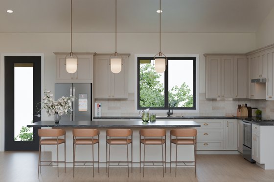 Interior - Kitchen for Country House Plan #1089-70 - 3 bed, 2.5 bath