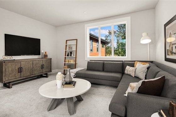 Interior - Family Room 5 for Contemporary House Plan #1066-62 - 4 bed, 3.5 bath