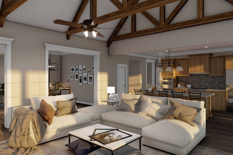 Dream House Plan - Interior - Family Room 2 for European House Plan #17-3414 - 4 bed, 3.5 bath