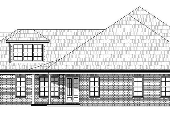 Exterior - Other Elevation for European House Plan #932-28 - 5 bed, 6 bath