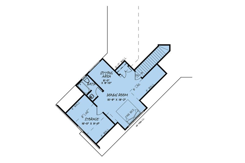 Dream House Plan - Floor Plan - Upper Floor for European House Plan #923-136 - 3 bed, 3.5 bath