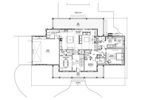 Floor Plan - Main Floor for Country House Plan #1094-20 - 3 bed, 4 bath