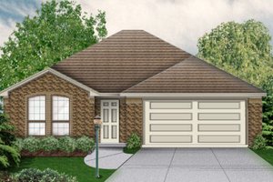 Exterior - Other Elevation for Traditional House Plan #84-471 - 3 bed, 2 bath